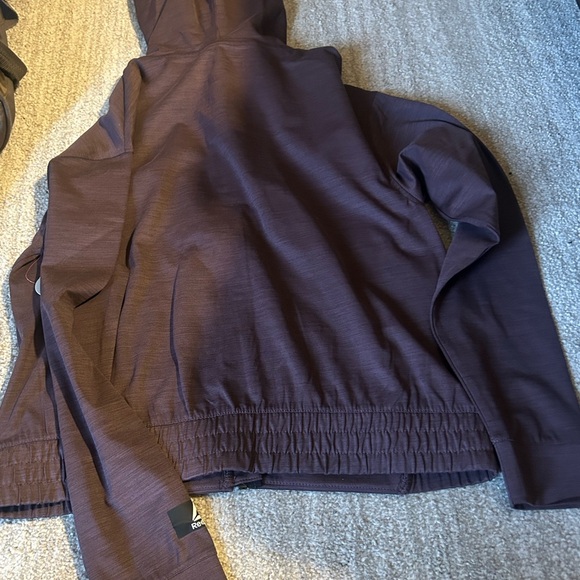 Reebok Purple Leggings Stretchy Athletic Bottoms sports bra and full zip jacket - Picture 14 of 16